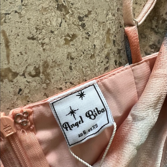 BEBE SATIN COWL NECK WRAP DRESS WATERCOLOR PRINT MULTI Selfie Leslie - Picture 6 of 6